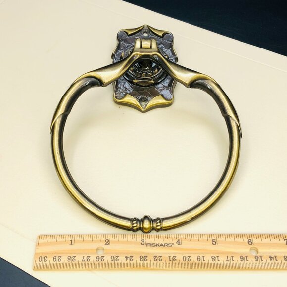 Vintage 70s Amerock Carriage House Hand Towel Ring Holder: Wall Mount- Bathroom - Picture 8 of 11